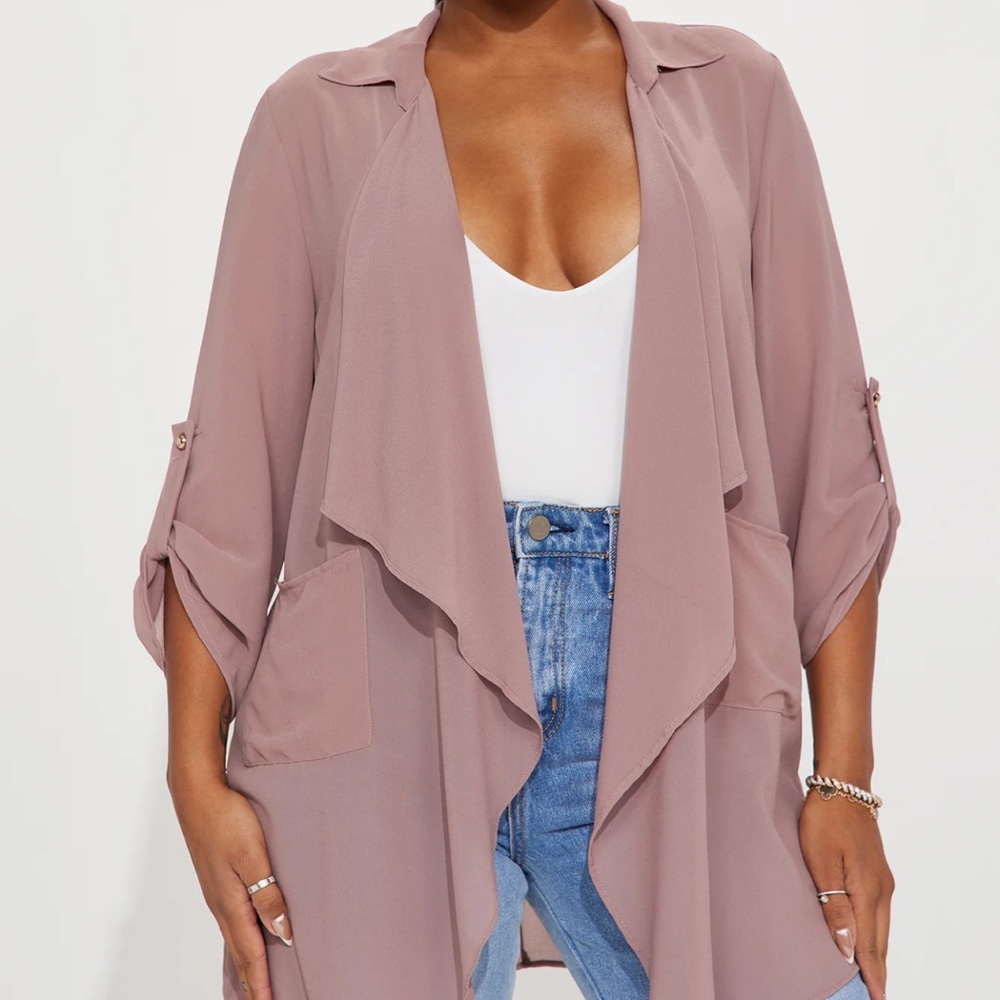 Fashion Nova Light as a Feather Jacket